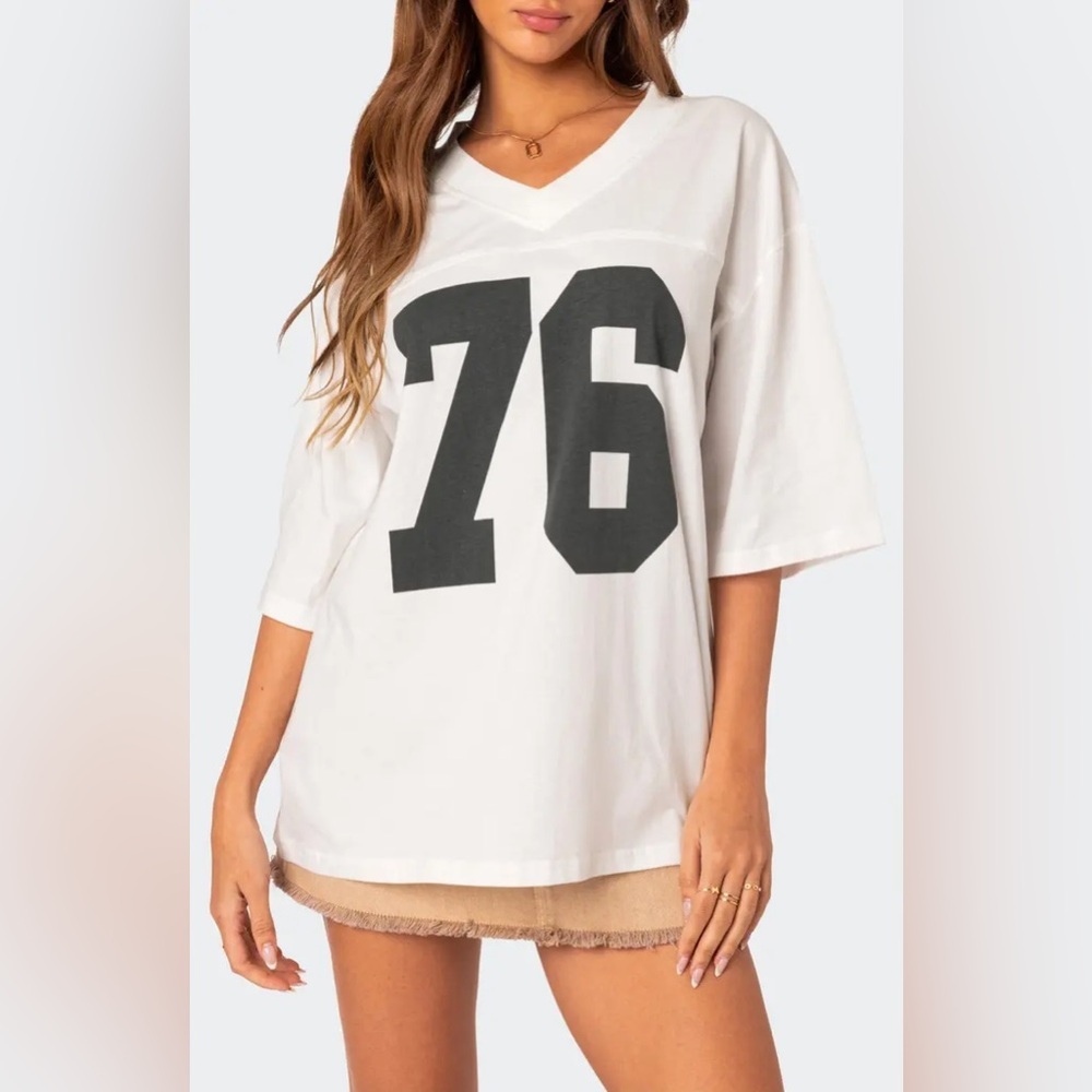 Edikted oversized 76 graphic tee